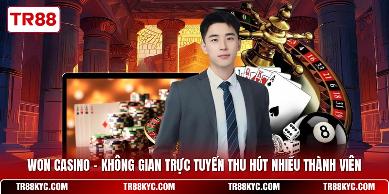WON Casino - Không Gian Trực Tuyến Thu Hút Nhiều Thành Viên